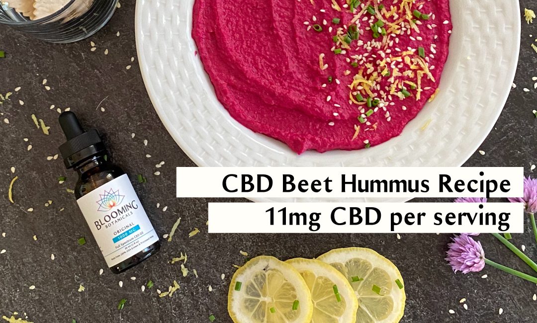 Easy CBD Beet Hummus Recipe