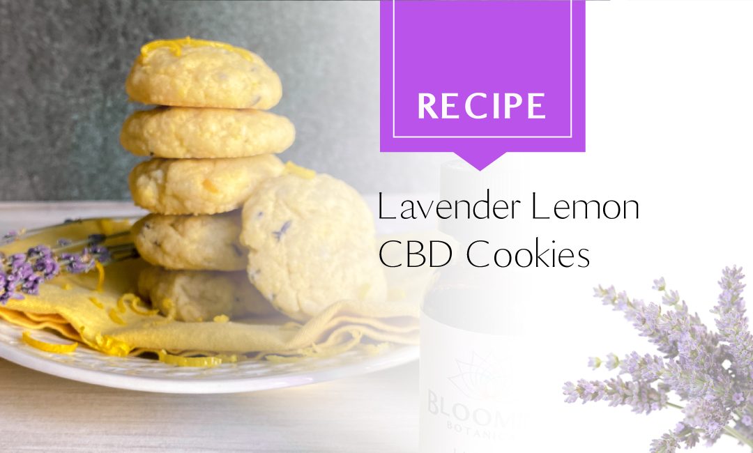 Lavender Lemon CBD Cookies
