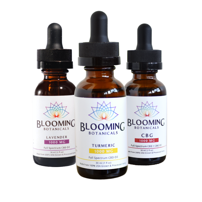 best selling CBD tinctures, Lavender, Turmeric, and CBG, handmade and infused with herbs